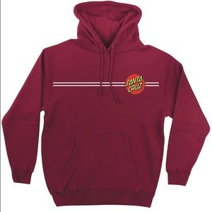Santa Cruz Maroon Hoodie